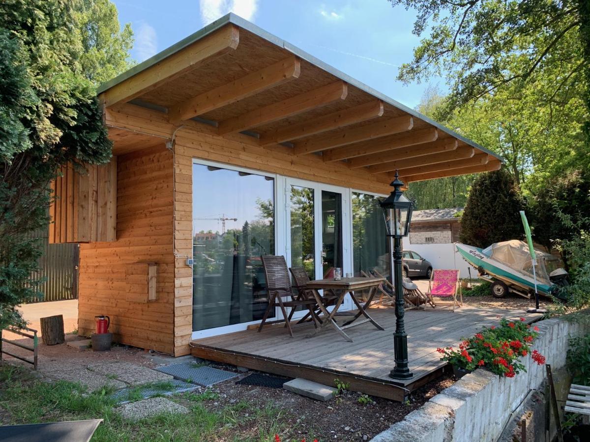 Tiny House Oder Ferienwohnung Auf Der Sunset Marina 베를린 외부 사진