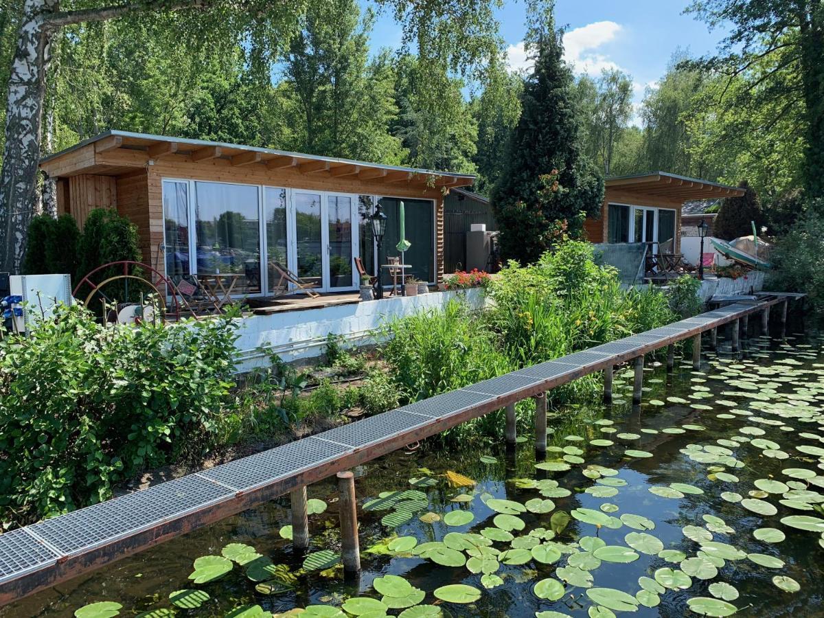 Tiny House Oder Ferienwohnung Auf Der Sunset Marina 베를린 외부 사진
